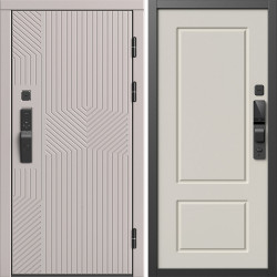 Входная дверь Termo-Door Смарт Эклипс Капучино - Марсель Слоновая кость