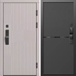 Входная дверь Termo-Door Смарт Эклипс Капучино - Нео Black