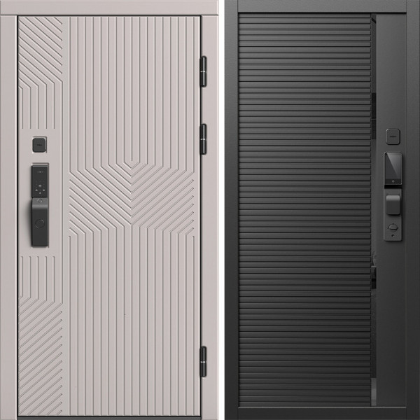 Входная дверь Termo-Door Смарт Эклипс Капучино - Порте black