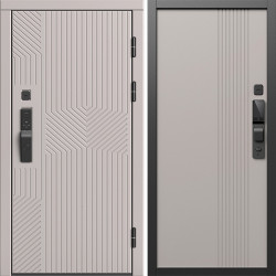 Входная дверь Termo-Door Смарт Эклипс Капучино - Страйп Капучино