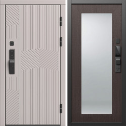 Входная дверь Termo-Door Смарт Эклипс Капучино - Зеркало Триумф венге