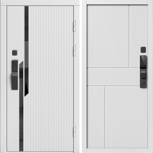Входная дверь Termo-Door Смарт Флекс Вайт - Горизонт белый