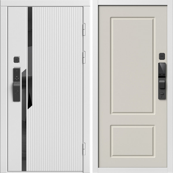 Входная дверь Termo-Door Смарт Флекс Вайт - Марсель Слоновая кость