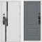 Входная дверь Termo-Door Смарт Флекс Вайт - Нео Классика Грей Софт