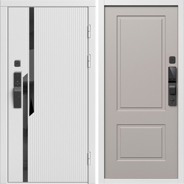 Входная дверь Termo-Door Смарт Флекс Вайт - Нео Классика Капучино