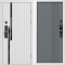 Входная дверь Termo-Door Смарт Флекс Вайт - Страйп Грей Софт