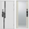 Входная дверь Termo-Door Смарт Флекс Вайт - Зеркало лиственница