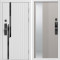 Входная дверь Termo-Door Смарт Флекс Вайт - Зеркало Люмис Капучино