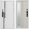 Входная дверь Termo-Door Смарт Флекс Вайт - Зеркало Люмис Соновая Кость