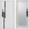 Входная дверь Termo-Door Смарт Флекс Вайт - Зеркало Слоновая кость