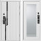 Входная дверь Termo-Door Смарт Флекс Вайт - Зеркало Триумф Белый софт