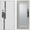 Входная дверь Termo-Door Смарт Флекс Вайт - Зеркало Триумф бетон светлый