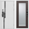 Входная дверь Termo-Door Смарт Флекс Вайт - Зеркало Триумф венге