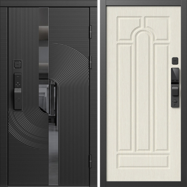Входная дверь Termo-Door Смарт Фрост - Арка лиственница