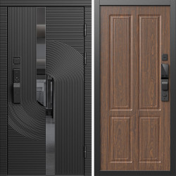 Входная дверь Termo-Door Смарт Фрост - Без серии Орех стандарт