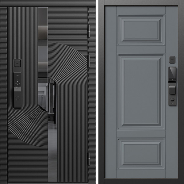 Входная дверь Termo-Door Смарт Фрост - Лион Grey софт