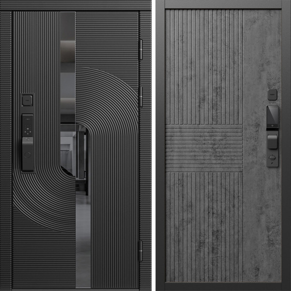 Входная дверь Termo-Door Смарт Фрост - Мастино Бетон темный