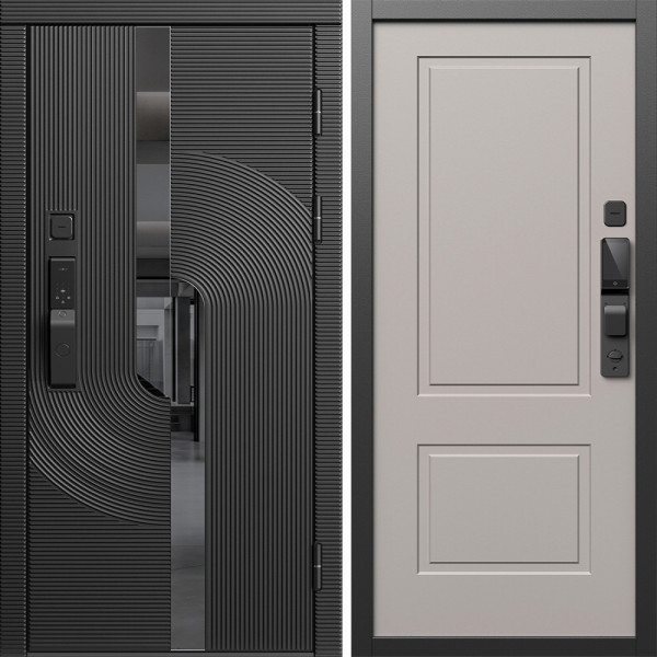 Входная дверь Termo-Door Смарт Фрост - Нео Классика Капучино