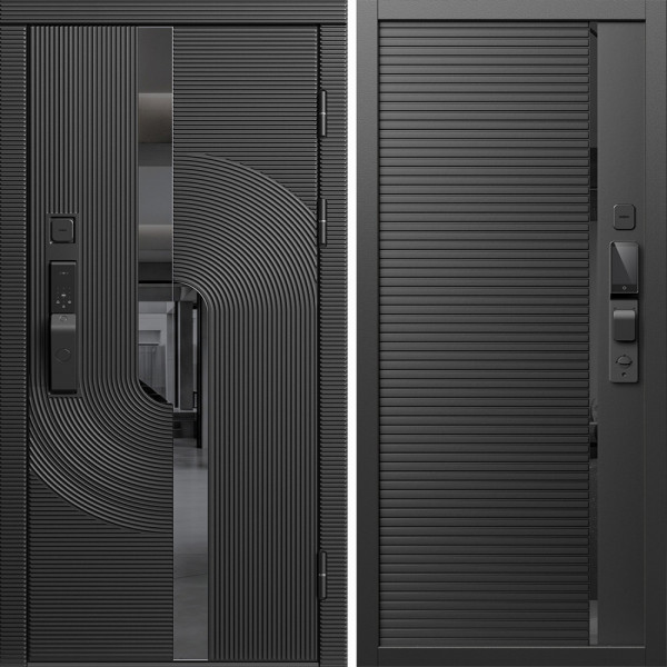 Входная дверь Termo-Door Смарт Фрост - Порте black