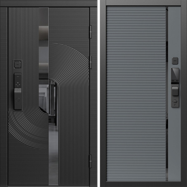 Входная дверь Termo-Door Смарт Фрост - Порте Grey софт