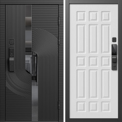 Входная дверь Termo-Door Смарт Фрост - Спарта белое дерево