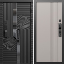 Входная дверь Termo-Door Смарт Фрост - Страйп Капучино