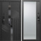 Входная дверь Termo-Door Смарт Фрост - Зеркало Фацет Черный кварц