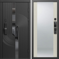 Входная дверь Termo-Door Смарт Фрост - Зеркало лиственница