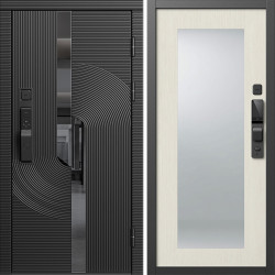 Входная дверь Termo-Door Смарт Фрост - Зеркало Триумф лиственница
