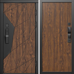 Входная дверь Termo-Door Смарт Геометрия - Флэт Дуб