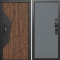 Входная дверь Termo-Door Смарт Геометрия - Горизонт Grey софт