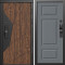 Входная дверь Termo-Door Смарт Геометрия - Лион Grey софт