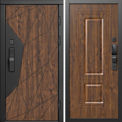 Входная дверь Termo-Door Смарт Геометрия - Мадрид Дуб