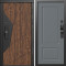 Входная дверь Termo-Door Смарт Геометрия - Марсель Grey софт