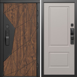 Входная дверь Termo-Door Смарт Геометрия - Нео Классика Капучино