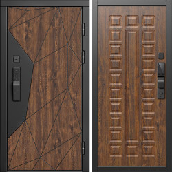 Входная дверь Termo-Door Смарт Геометрия - Престиж дуб