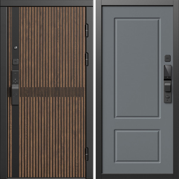 Входная дверь Termo-Door Смарт Граунд Дуб - Марсель Grey софт