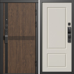 Входная дверь Termo-Door Смарт Граунд Дуб - Марсель Слоновая кость