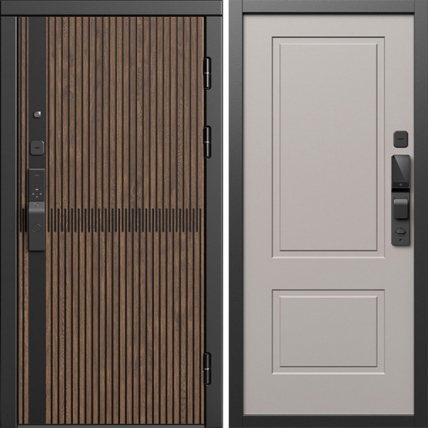 Входная дверь Termo-Door Смарт Граунд Дуб - Нео Классика Капучино