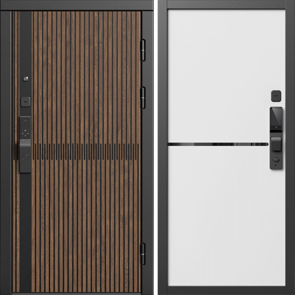Входная дверь Termo-Door Смарт Граунд Дуб - Нео White