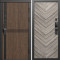 Входная дверь Termo-Door Смарт Граунд Дуб - Плаза Елочка Серая