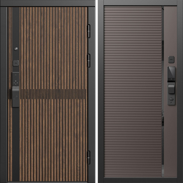 Входная дверь Termo-Door Смарт Граунд Дуб - Порте Шоколад