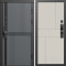 Входная дверь Termo-Door Смарт Граунд Серая Патина - Горизонт Слоновая кость
