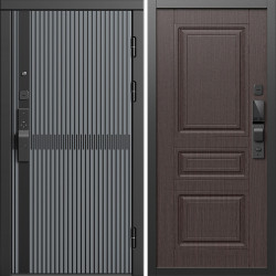 Входная дверь Termo-Door Смарт Граунд Серая Патина - Классика венге
