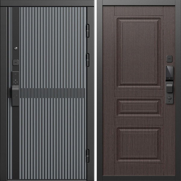 Входная дверь Termo-Door Смарт Граунд Серая Патина - Классика венге