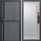 Входная дверь Termo-Door Смарт Граунд Серая Патина - Зеркало Фацет Капучино