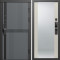 Входная дверь Termo-Door Смарт Граунд Серая Патина - Зеркало Слоновая кость