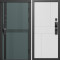 Входная дверь Termo-Door Смарт Граунд Велютто Верде - Горизонт белый