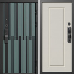 Входная дверь Termo-Door Смарт Граунд Велютто Верде - Гранд Слоновая кость
