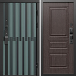 Входная дверь Termo-Door Смарт Граунд Велютто Верде - Классика венге